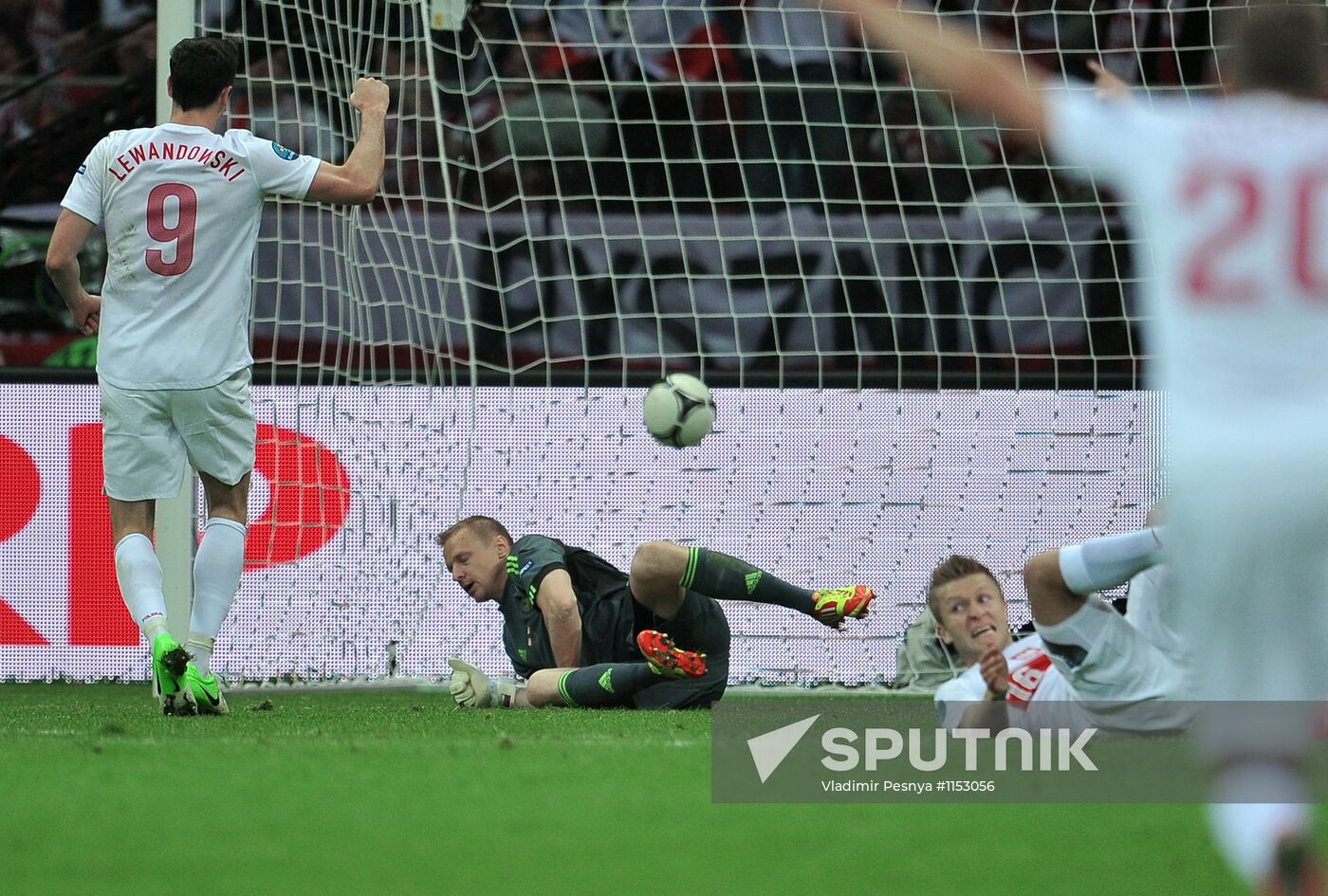 Football Euro 2012. Match Poland vs. Russia