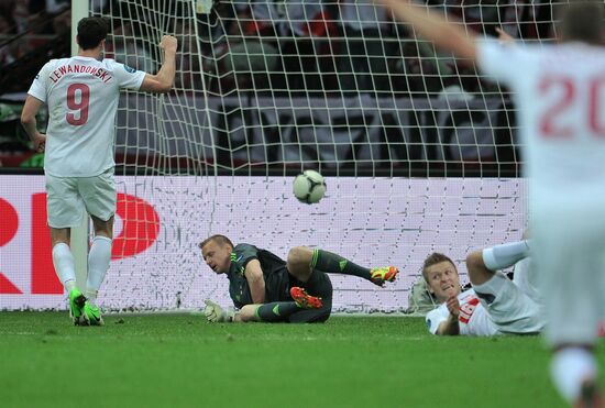 Football Euro 2012. Match Poland vs. Russia