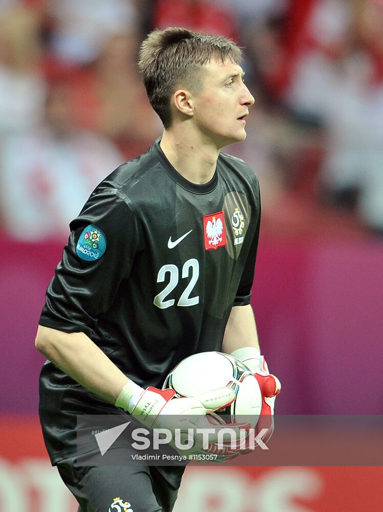Football Euro 2012. Match Poland vs. Russia
