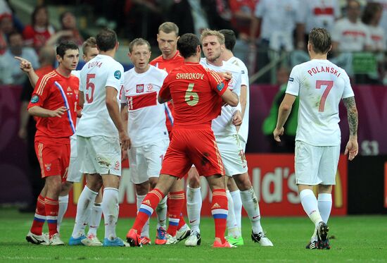 Football. Euro 2012. Poland vs. Russia