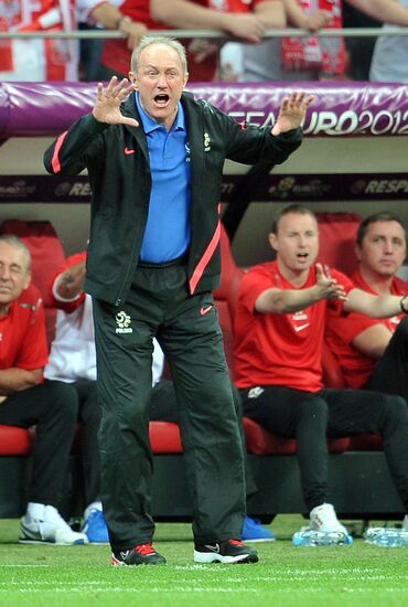 Football Euro 2012. Match Poland vs. Russia