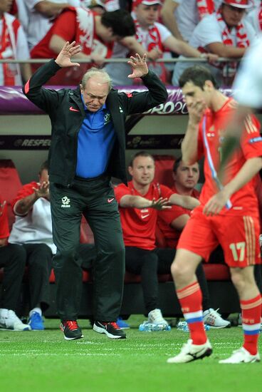 Football. Euro 2012. Poland vs. Russia