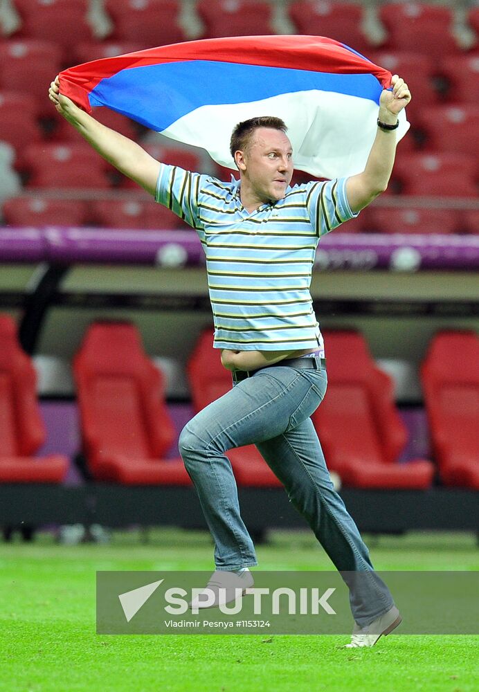 Football Euro 2012. Poland vs. Russia