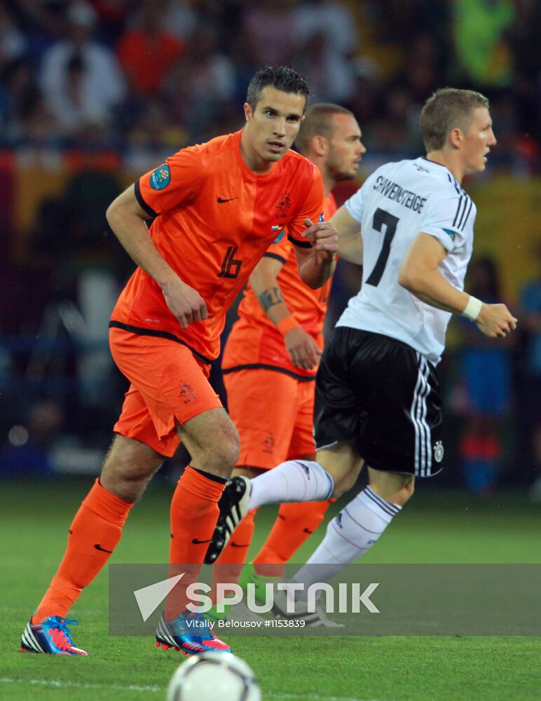 Football Euro 2012. Netherlands vs. Germany