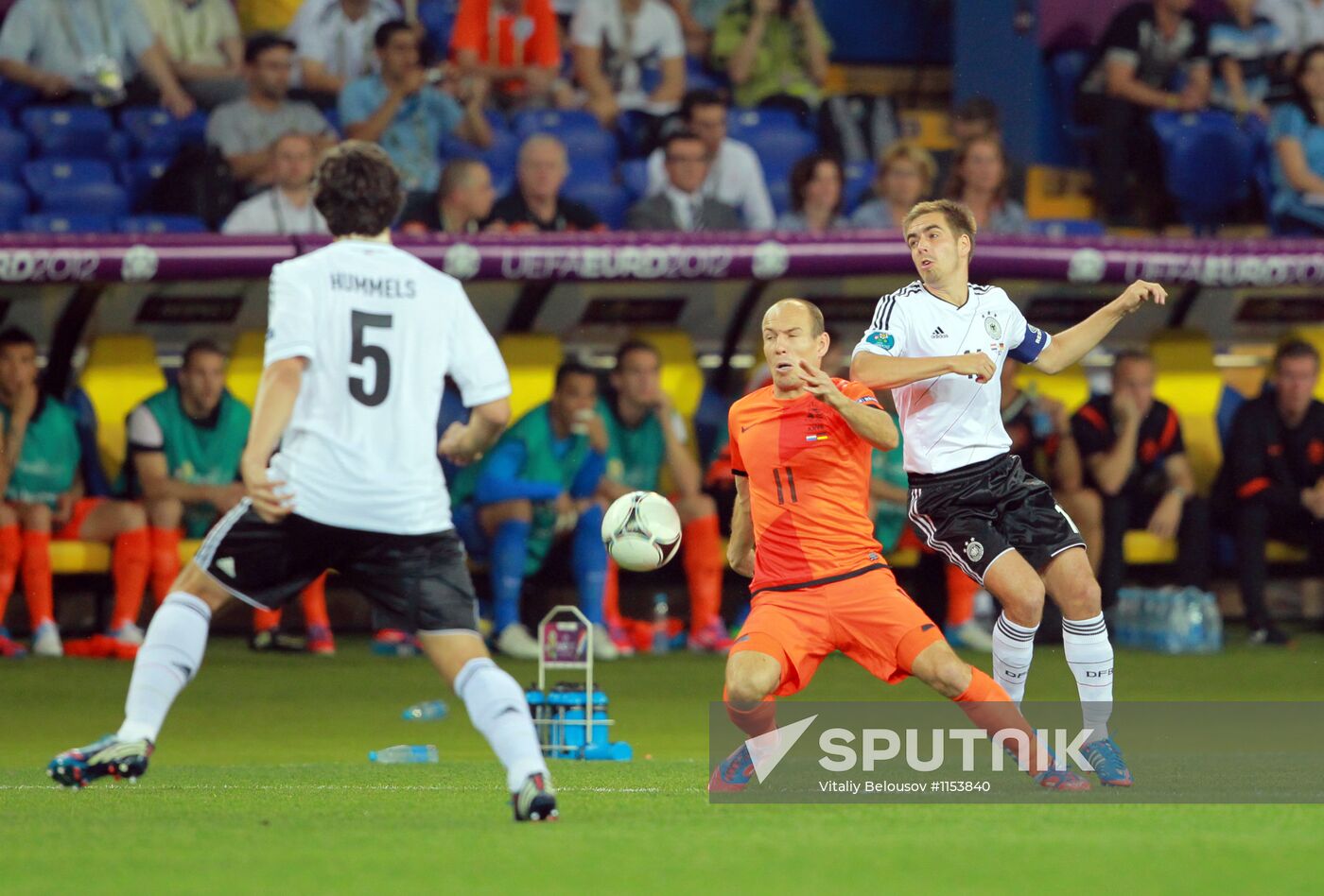 Football Euro 2012. Netherlands vs. Germany