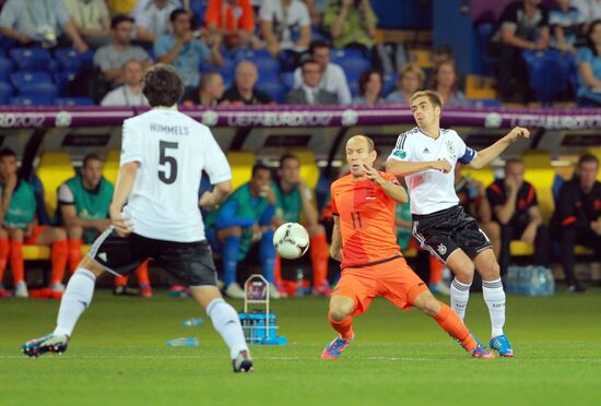 Football Euro 2012. Netherlands vs. Germany
