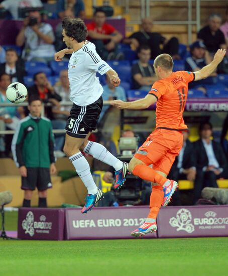 Football Euro 2012. Netherlands vs. Germany