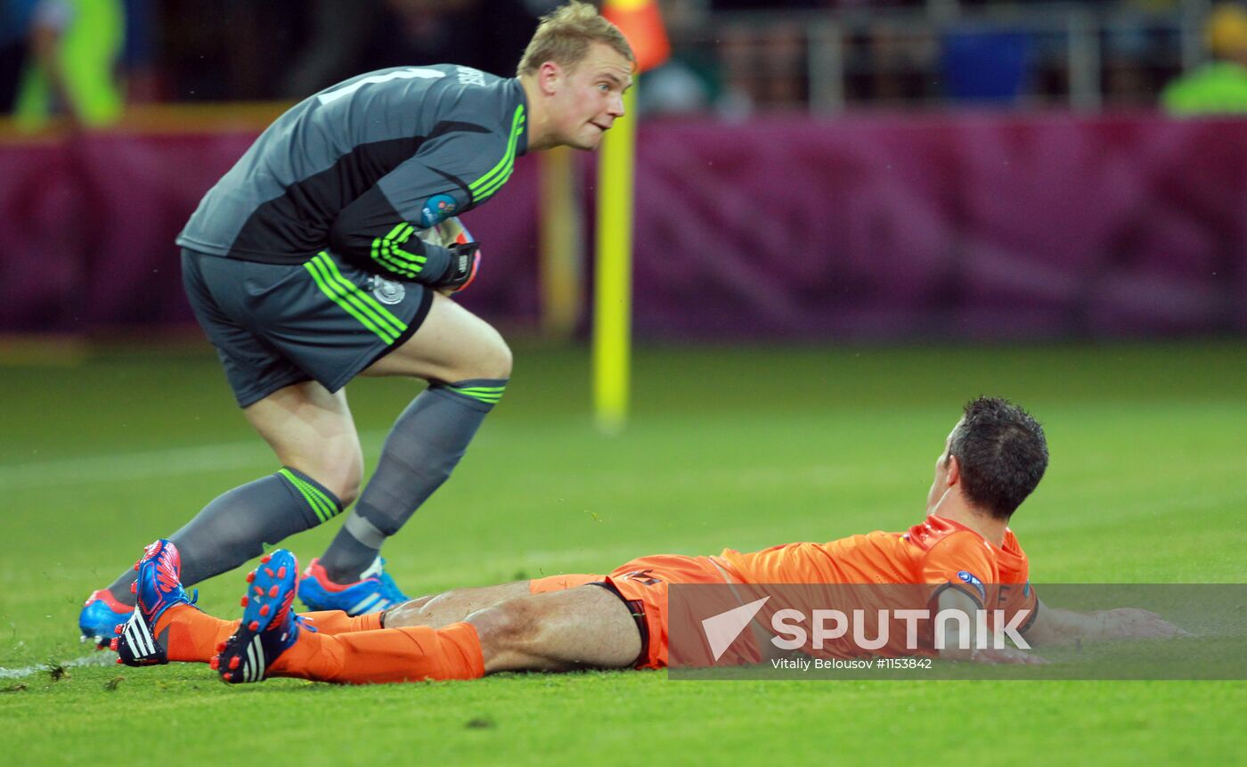 Football Euro 2012. Netherlands vs. Germany