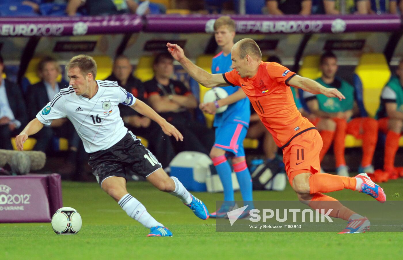 Football Euro 2012. Netherlands vs. Germany