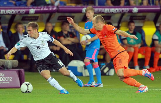 Football Euro 2012. Netherlands vs. Germany