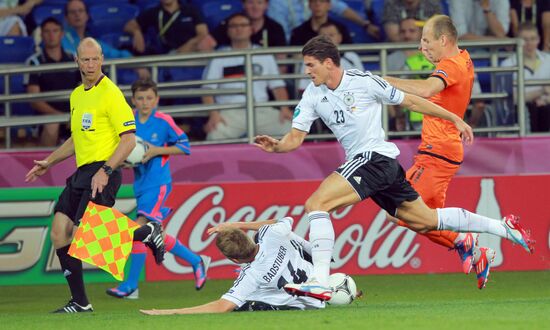 Football Euro 2012. Netherlands vs. Germany