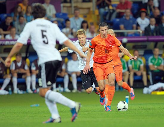 Football Euro 2012. Netherlands vs. Germany