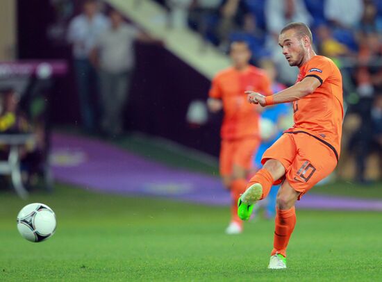 Football Euro 2012. Netherlands vs. Germany
