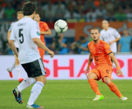 Football Euro 2012. Netherlands vs. Germany