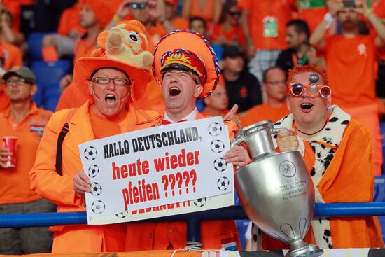 Football Euro 2012. Netherlands vs. Germany