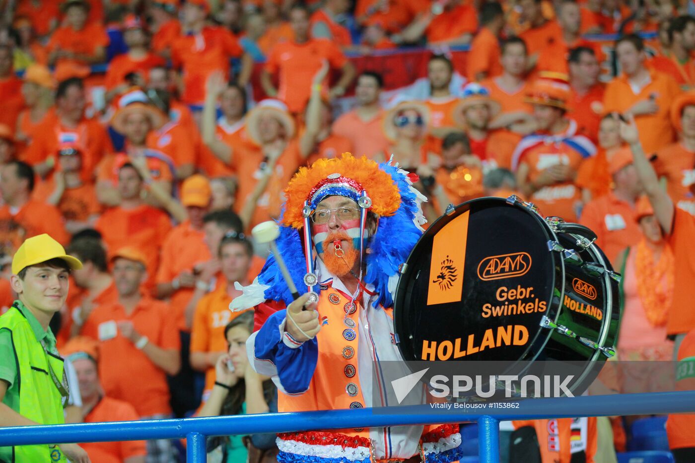 Football Euro 2012. Netherlands vs. Germany