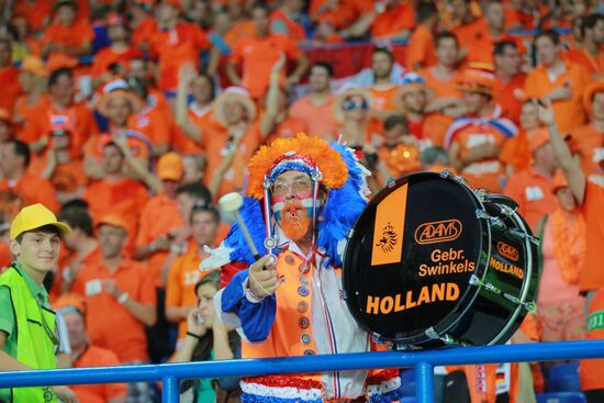 Football Euro 2012. Netherlands vs. Germany