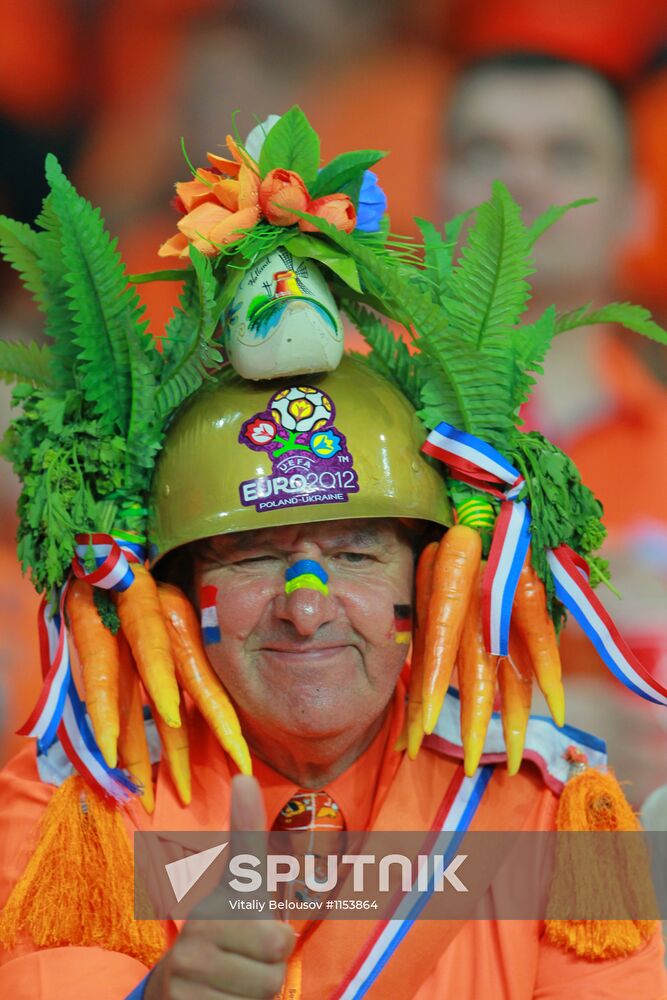 Football Euro 2012. Netherlands vs. Germany