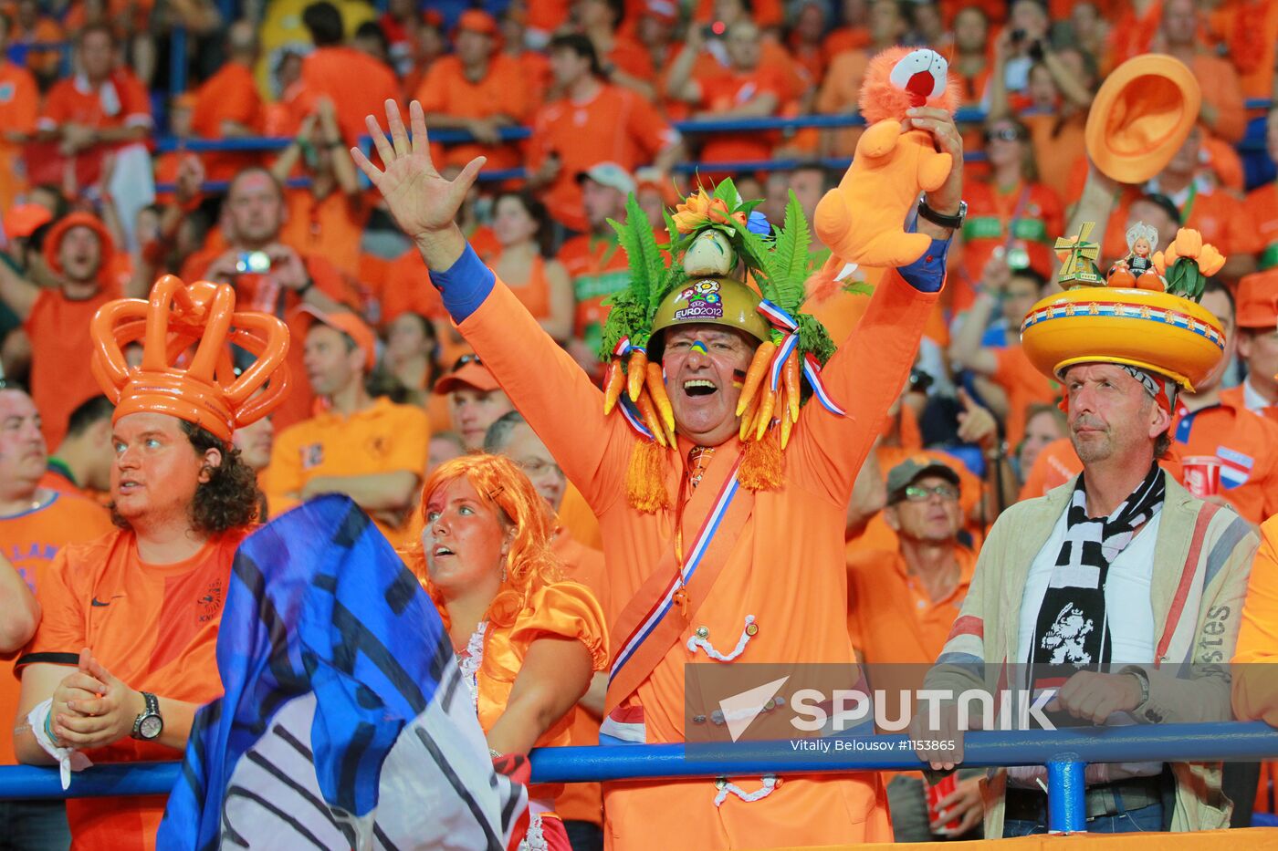 Football Euro 2012. Netherlands vs. Germany