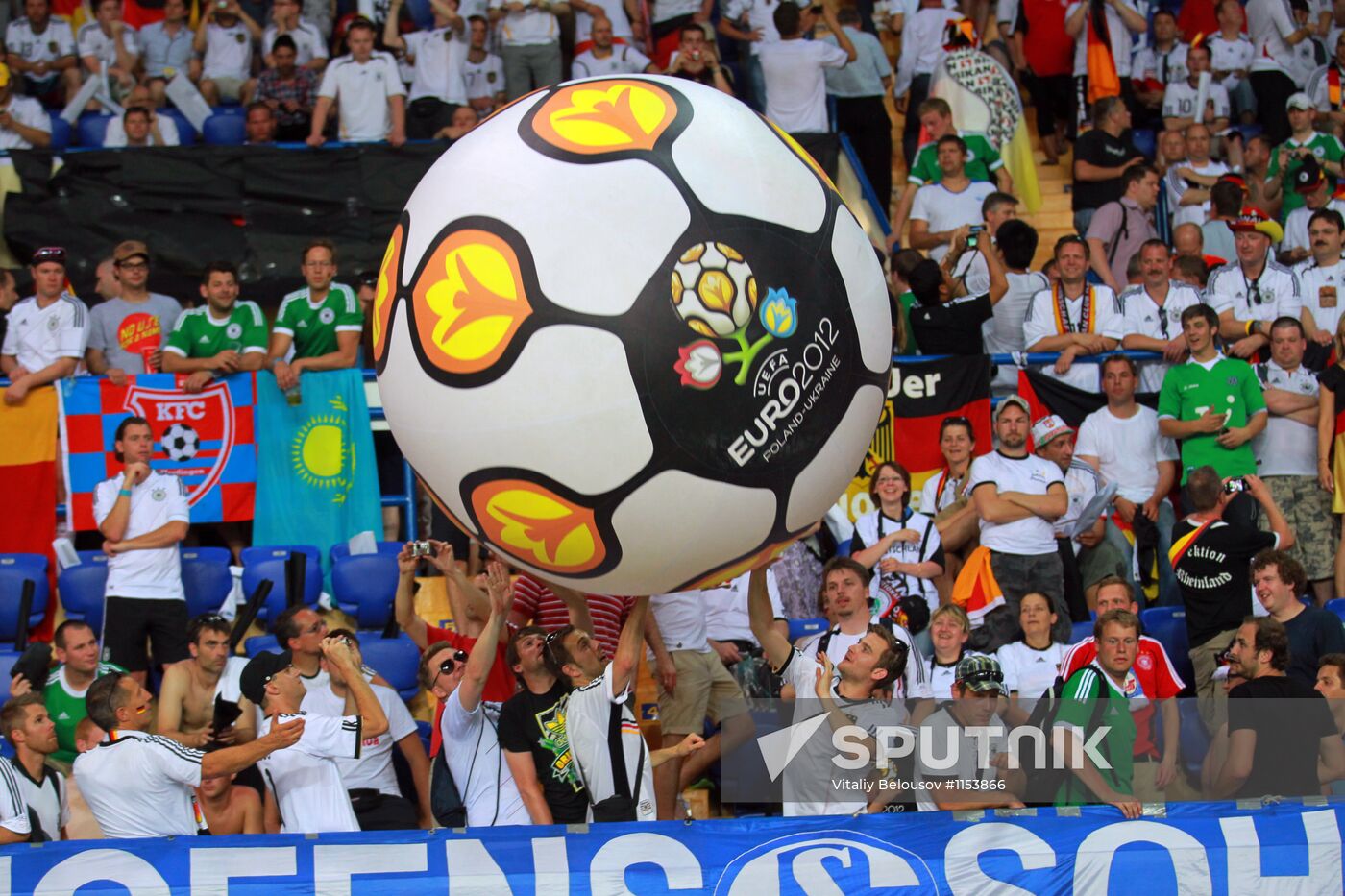 Football Euro 2012. Netherlands vs. Germany