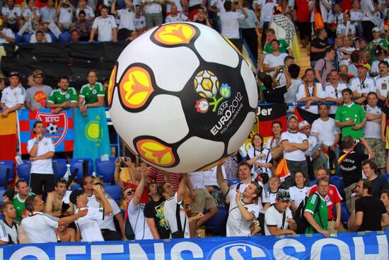 Football Euro 2012. Netherlands vs. Germany