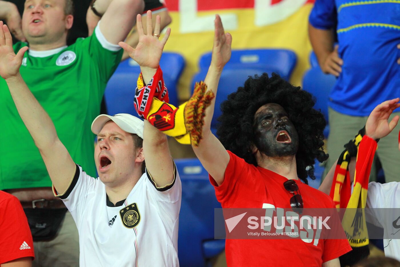Football Euro 2012. Netherlands vs. Germany