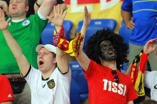 Football Euro 2012. Netherlands vs. Germany