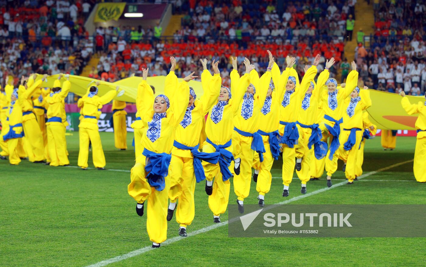 Football Euro 2012. Netherlands vs. Germany