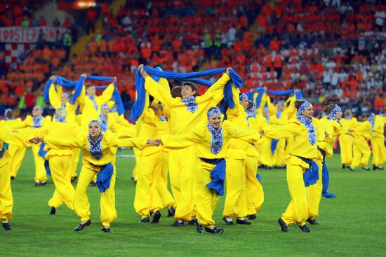 Football Euro 2012. Netherlands vs. Germany