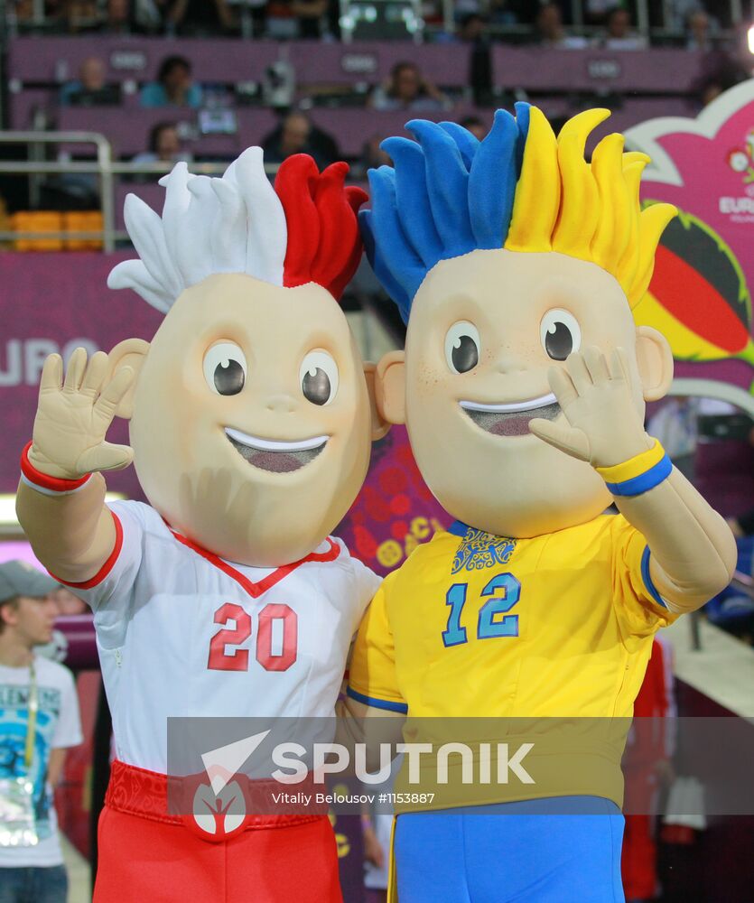 Football Euro 2012. Netherlands vs. Germany