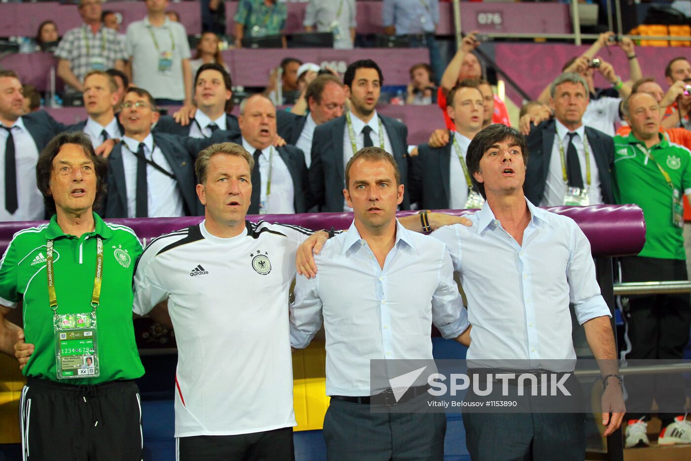 Football Euro 2012. Netherlands vs. Germany