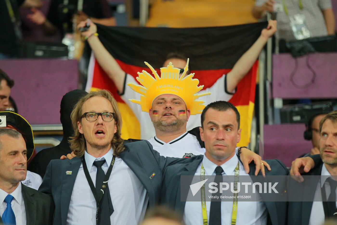 Football Euro 2012. Netherlands vs. Germany