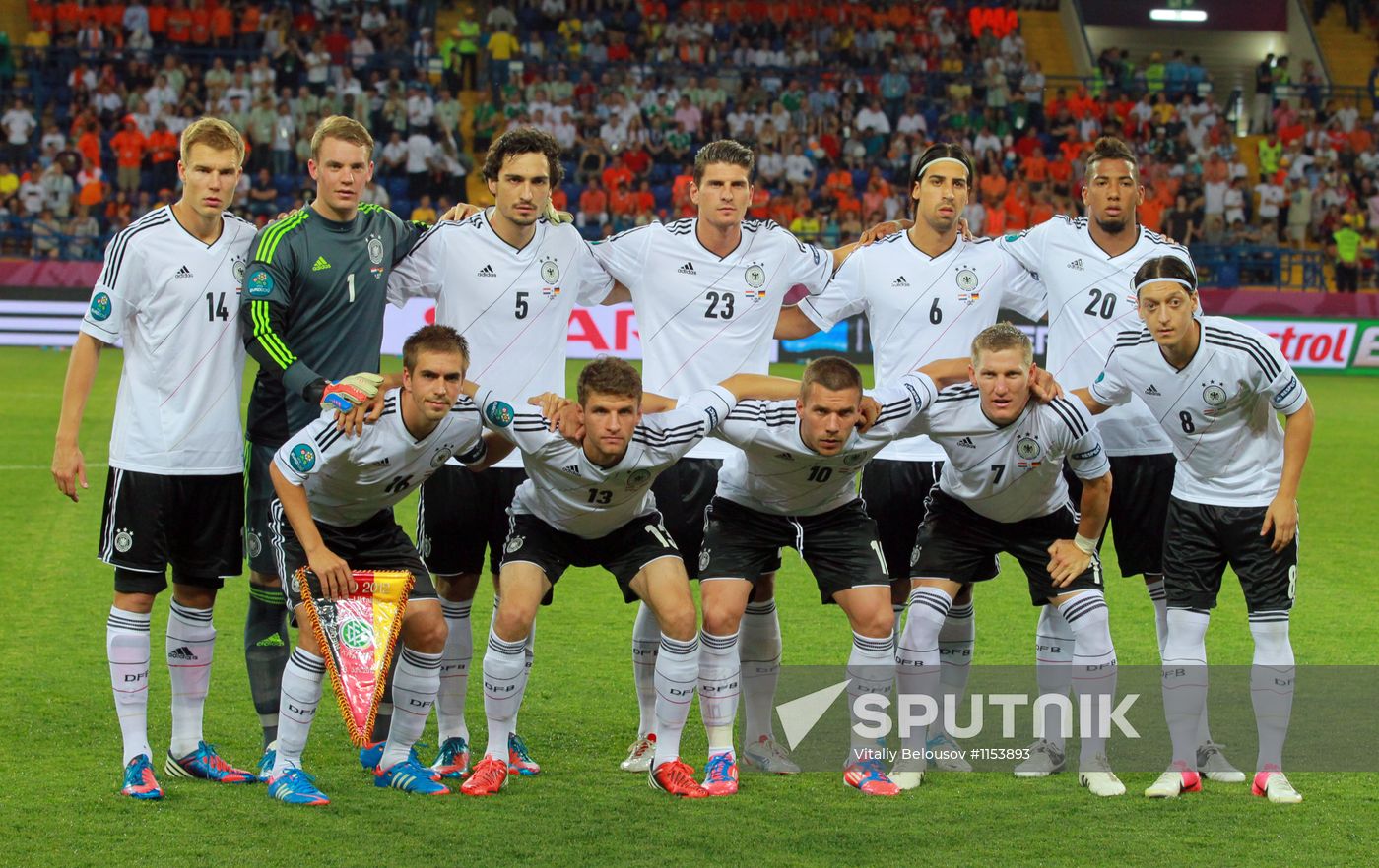 Football Euro 2012. Netherlands vs. Germany