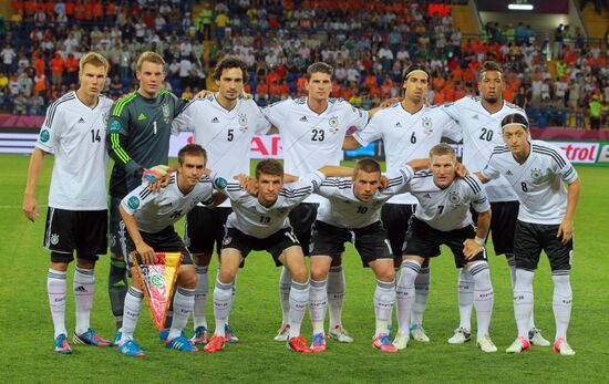 Football Euro 2012. Netherlands vs. Germany
