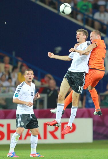 Football Euro 2012. Netherlands vs. Germany