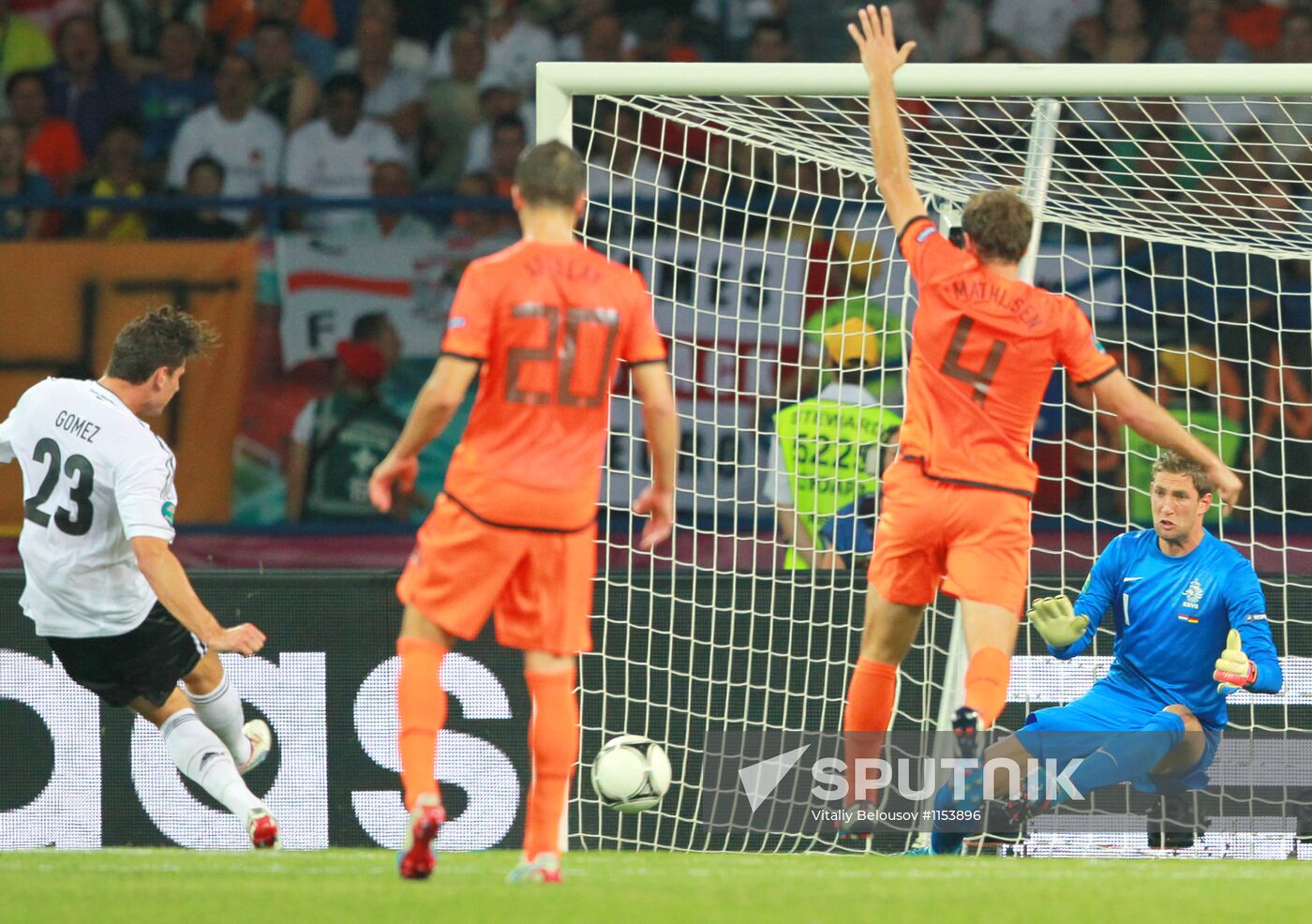 Football Euro 2012. Netherlands vs. Germany