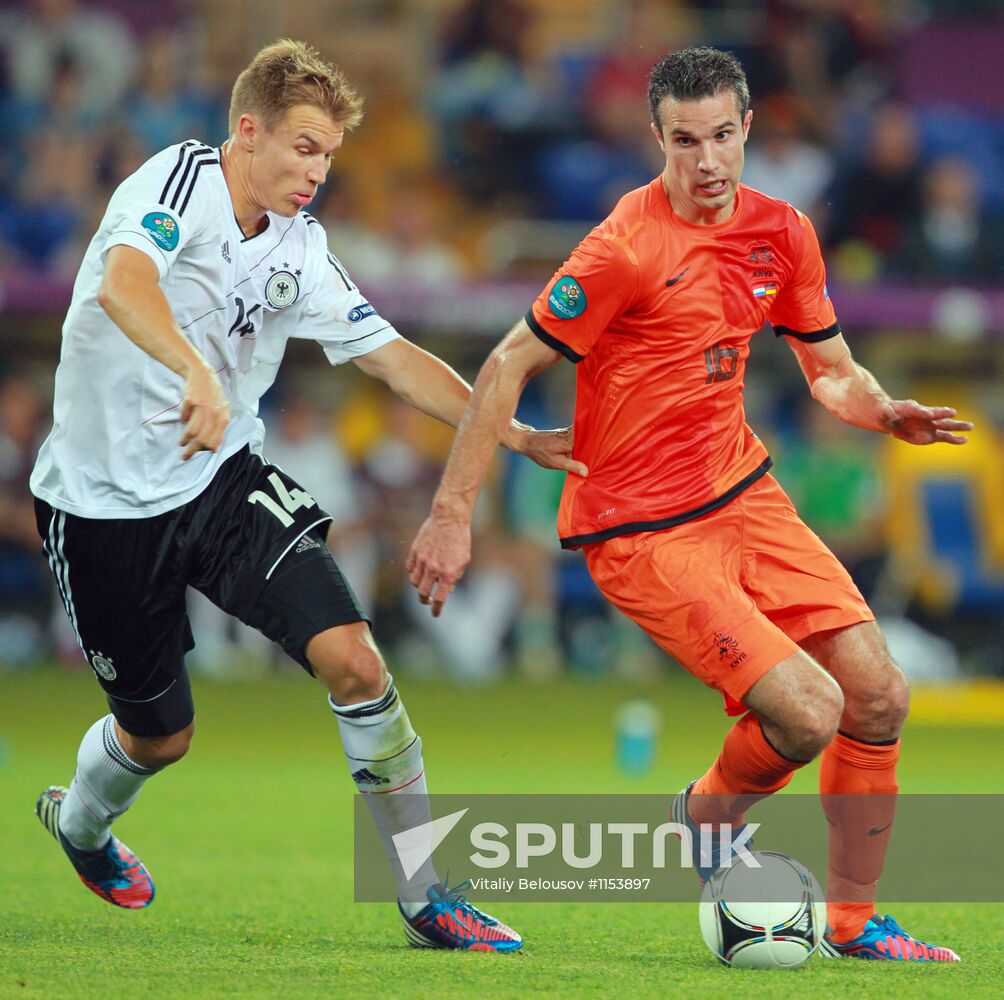 Football Euro 2012. Netherlands vs. Germany