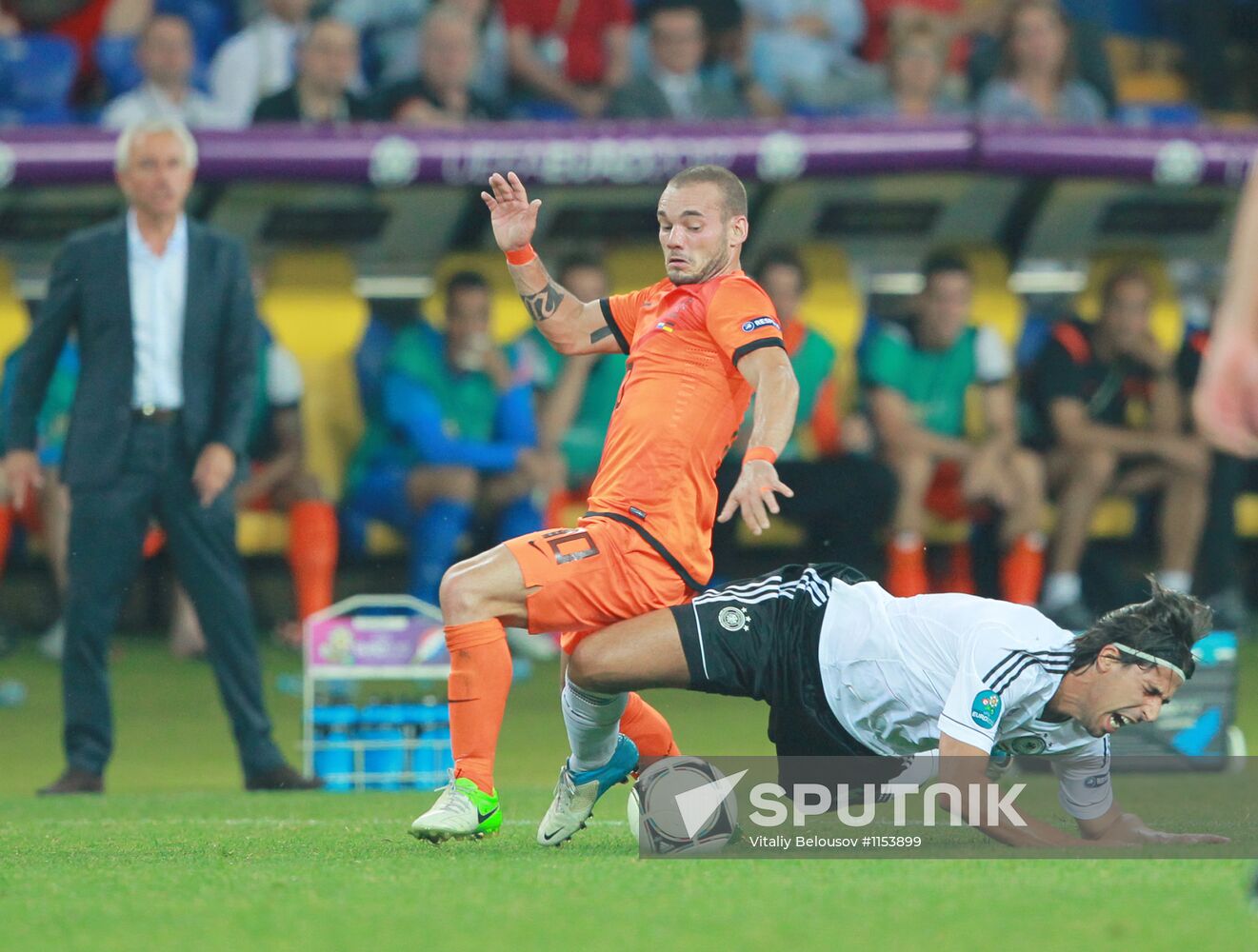 Football Euro 2012. Netherlands vs. Germany