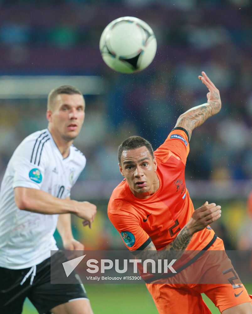 Football Euro 2012. Netherlands vs. Germany