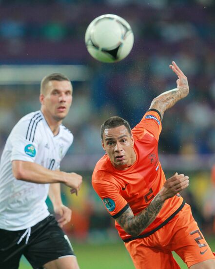 Football Euro 2012. Netherlands vs. Germany