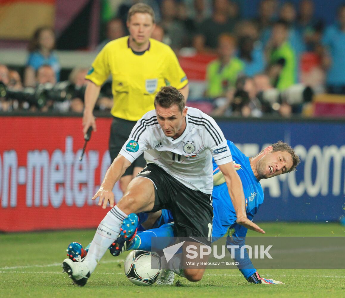 Football Euro 2012. Netherlands vs. Germany