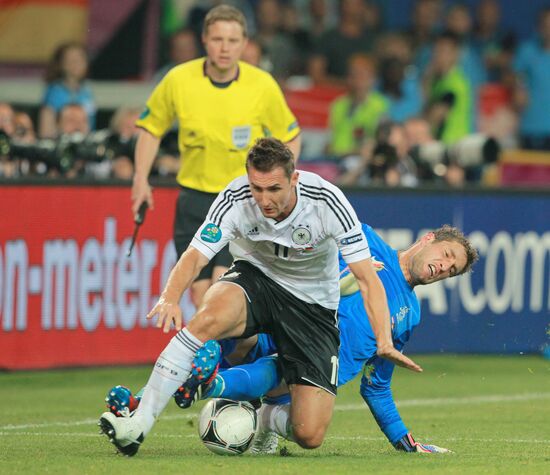 Football Euro 2012. Netherlands vs. Germany