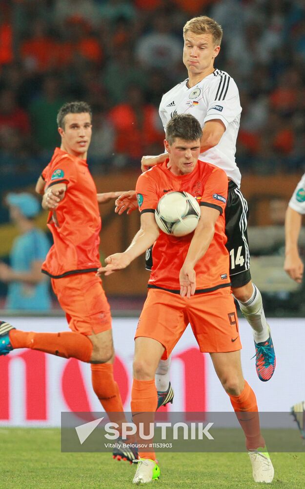 Football Euro 2012. Netherlands vs. Germany