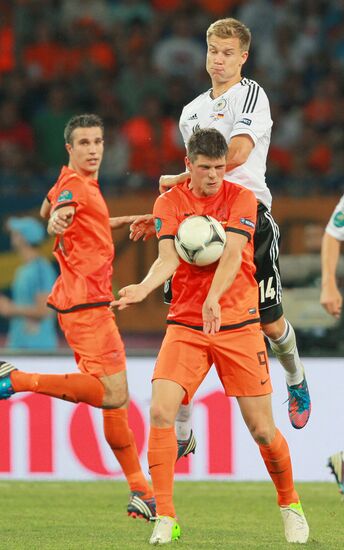 Football Euro 2012. Netherlands vs. Germany