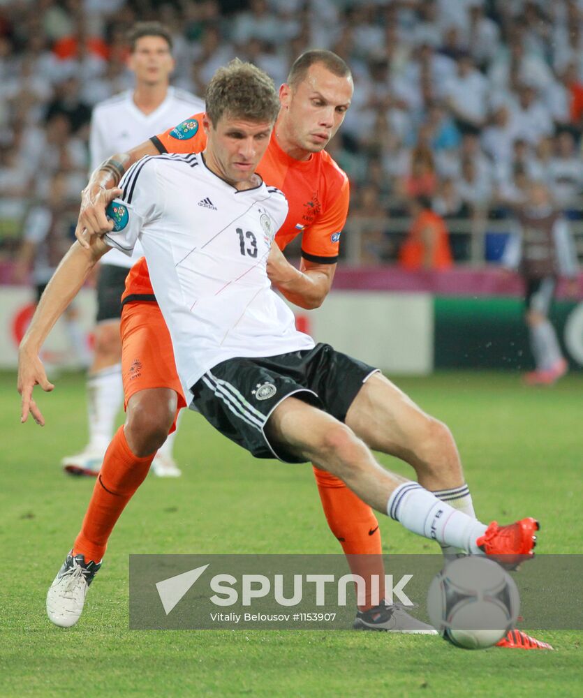 Football Euro 2012. Netherlands vs. Germany