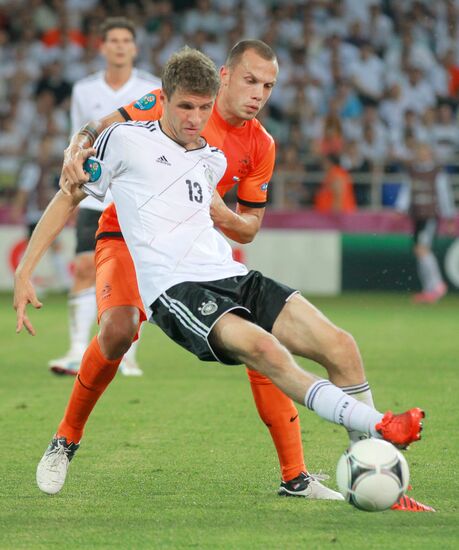 Football Euro 2012. Netherlands vs. Germany