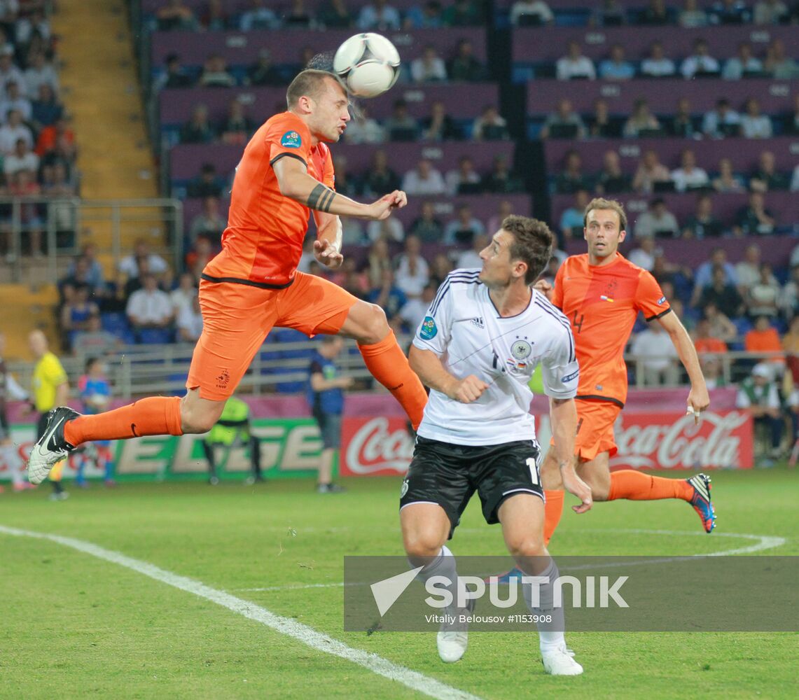 Football Euro 2012. Netherlands vs. Germany