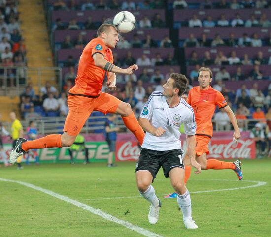Football Euro 2012. Netherlands vs. Germany