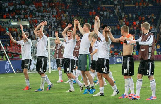 Football Euro 2012. Netherlands vs. Germany