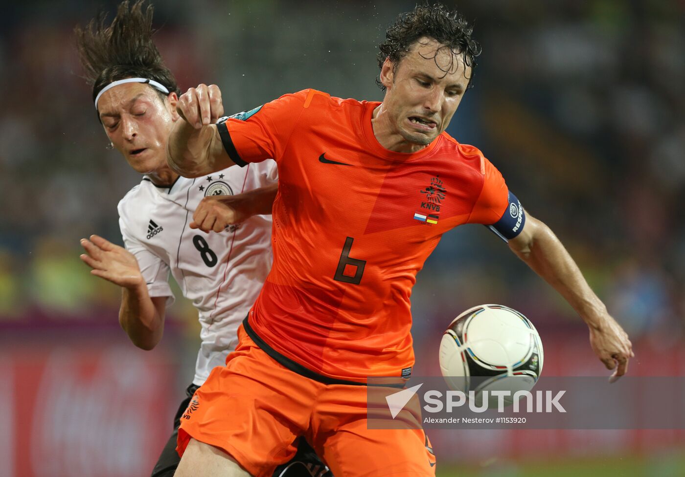 Football Euro 2012. Netherlands vs. Germany